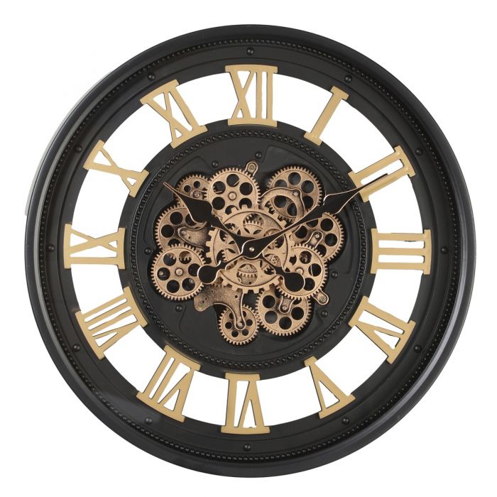 Round Valentino Gear Movement Wall Clock - 60cms