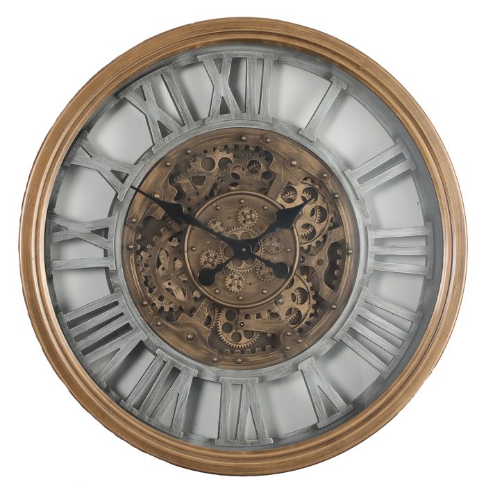 Round Venitian Classic Gear Movement Wall Clock - 72cms