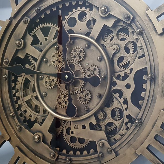 Round Venitian Classic Gear Movement Wall Clock - 72cms