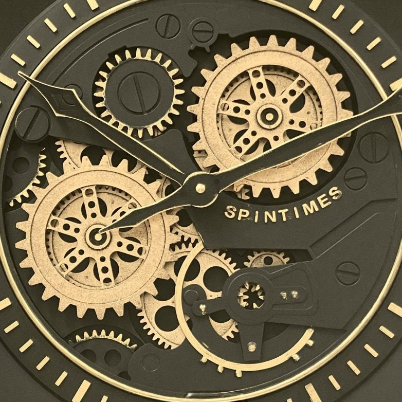 Royal Industrial Rotating Gears Clock 60cms