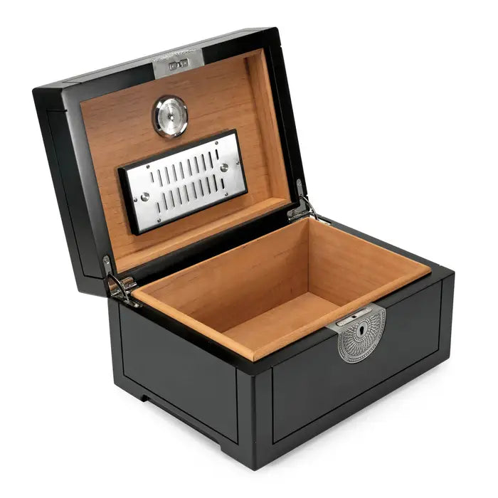 Royal Selangor Ace Pewter Motif Wooden Cigar Humidor