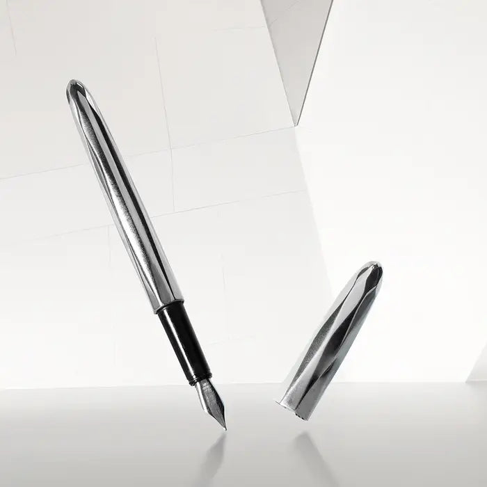 Royal Selangor Boston Broad Nib Pewter Fountain Pen