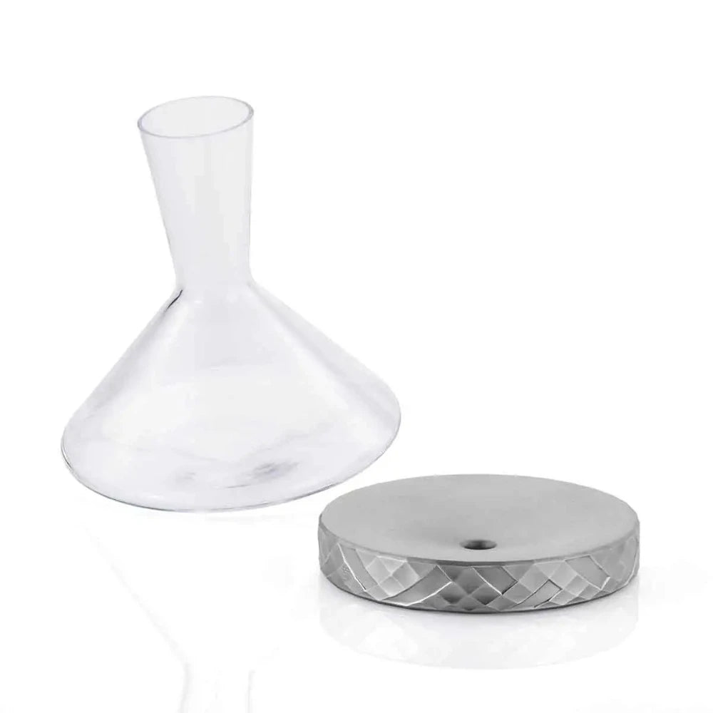Royal Selangor Frost Decanter With Pewter Cooling Coaster