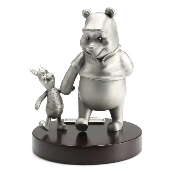 Royal Selangor Gilt Pooh & Piglet Pewter Figurine - Silver