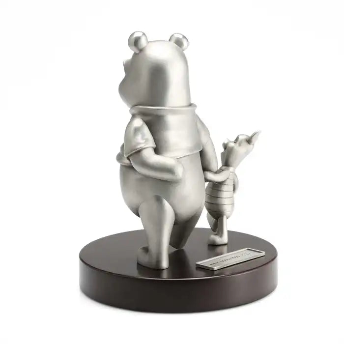 Royal Selangor Gilt Pooh & Piglet Pewter Figurine - Silver