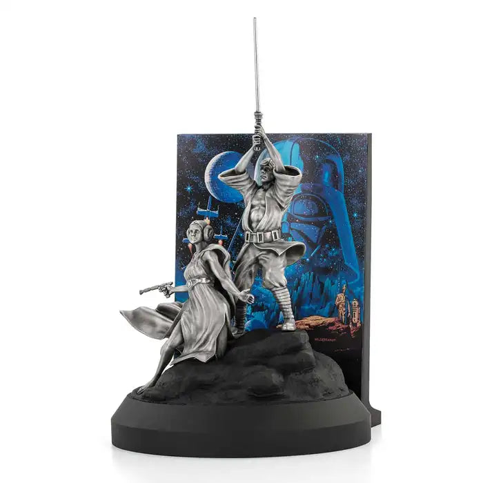 Royal Selangor Star Wars New Hope Pewter Diorama (Available in 2 Colors)