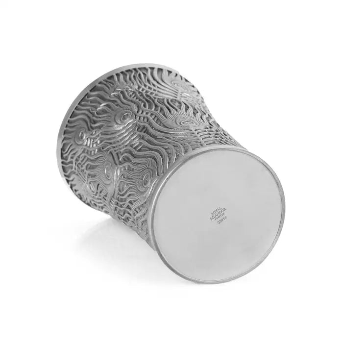 Royal Selangor Peacock Feather Splendour Pewter Vase