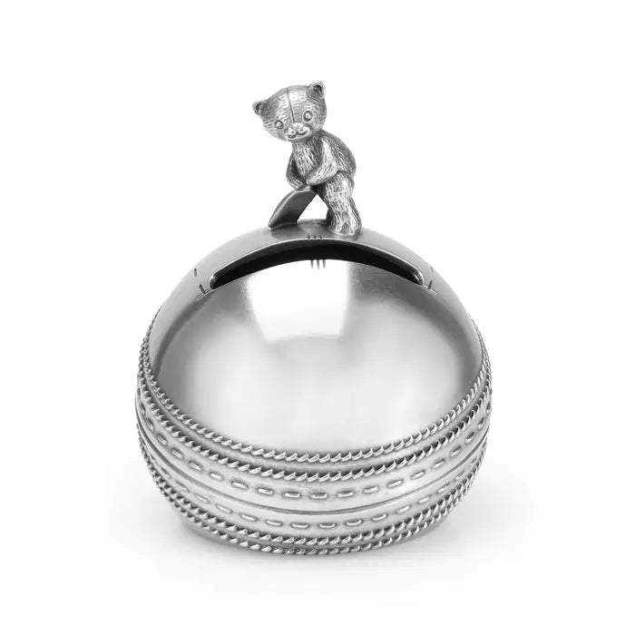 Royal Selangor Teddy Bears' Cricket Sports Day Pewter Coin Box