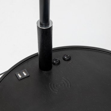 Rubberwood Lamp with Shelves - Available 3 Colors