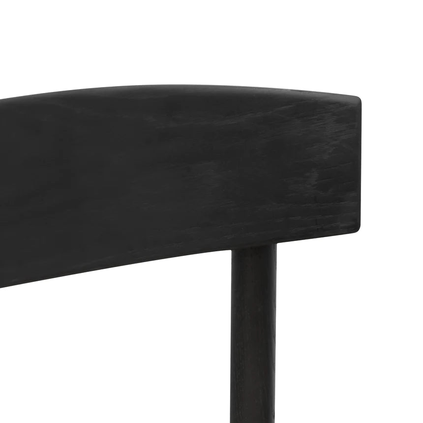 Rural Loft Dining Chair - Black & Natural (Set of 2)