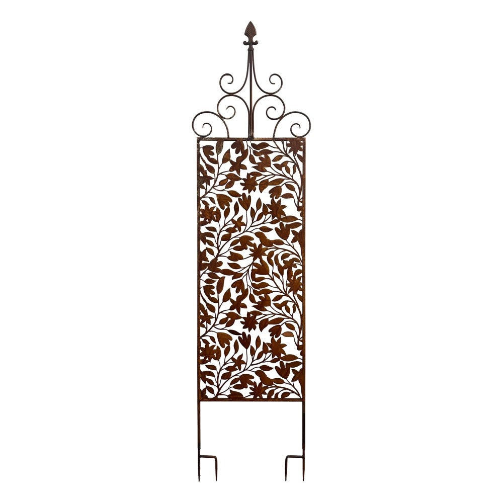 Rust Screen Removable Garden Stakes - 43x1x168cms