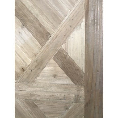 Rustic Charm Parquet Dining Table - Queen