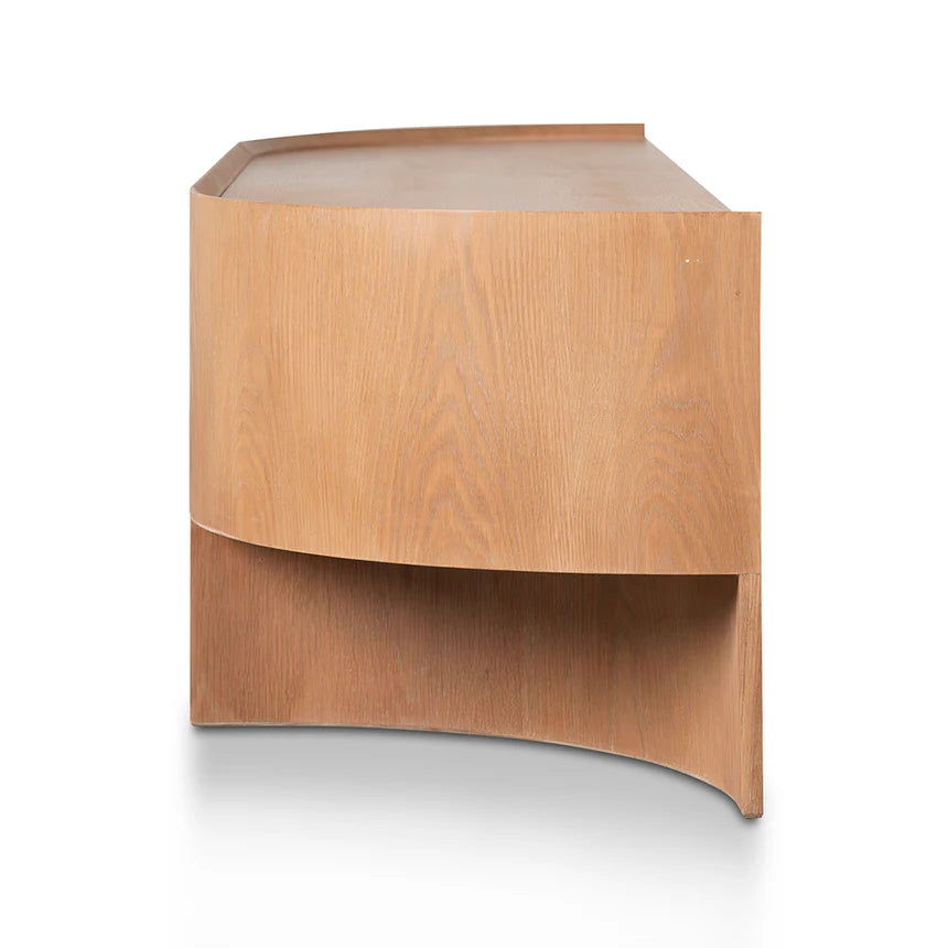 Rustic Charm TV Entertainment Unit 200cms - Dusty Oak