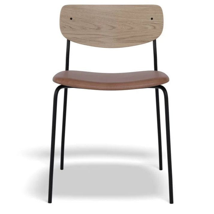 Rustic Chic Padded Seat with Natural Backrest (Available in 4 Colors)