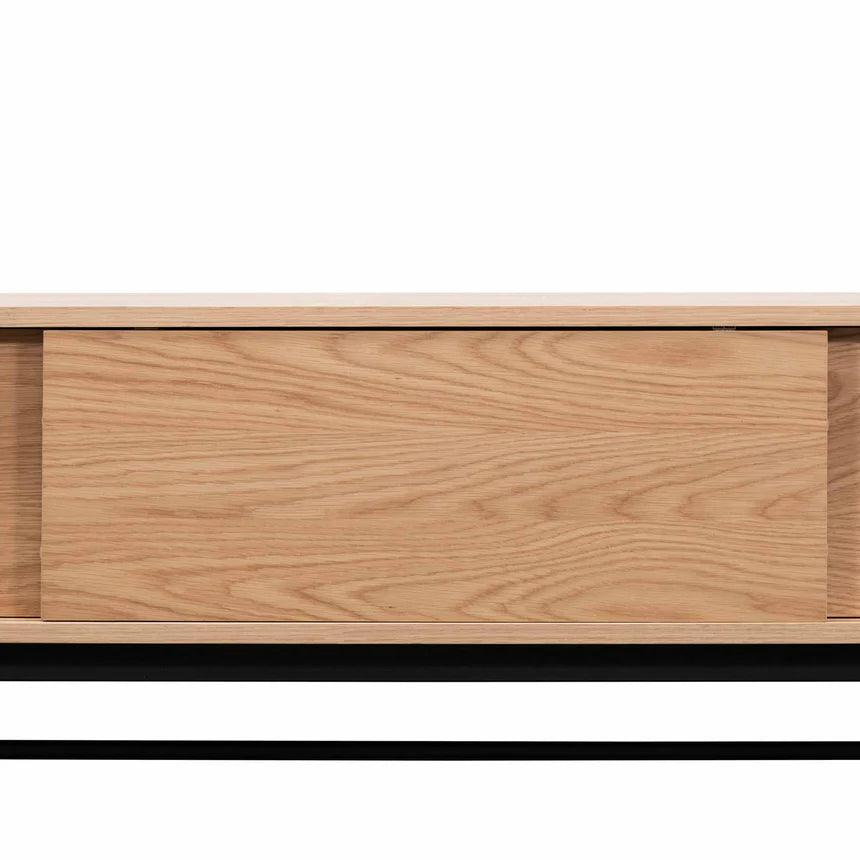 Rustic Elegance Wooden Entertainment TV Unit - Natural