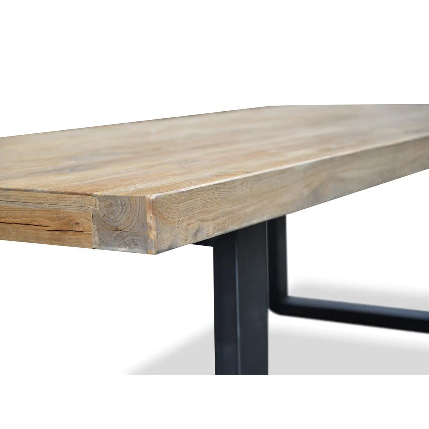 Rustic Farmhouse Dining Table 240cms - Natural
