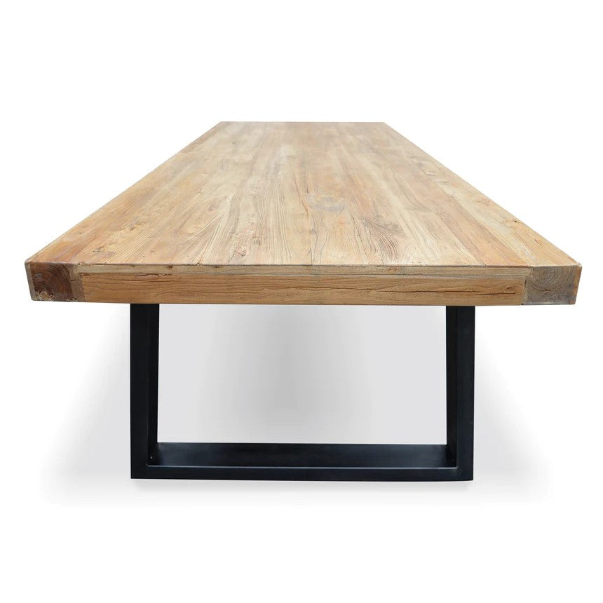 Rustic Farmhouse Dining Table 240cms - Natural