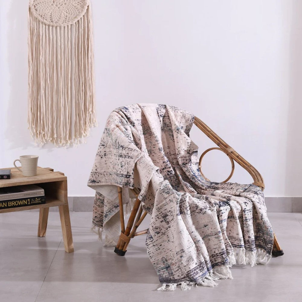 Rustic Look Designer Cotton Throw