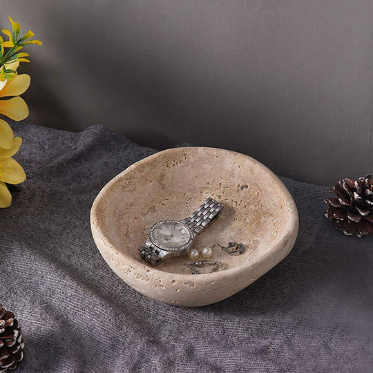 Rustic Luxury Marble Chocolate Bowl - 15cms