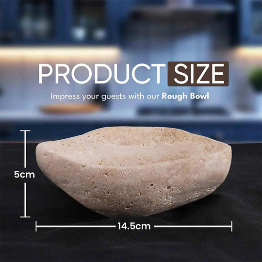 Rustic Luxury Marble Chocolate Bowl - 15cms