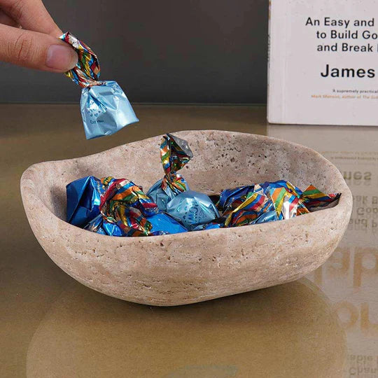 Rustic Luxury Marble Chocolate Bowl - 17.5cms