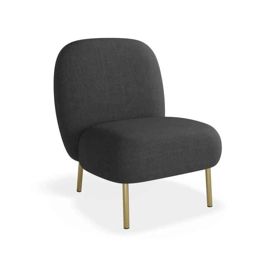 Rustic Retreat Dark Grey Single Seater Sofa (Available in 2 Frame Colors)