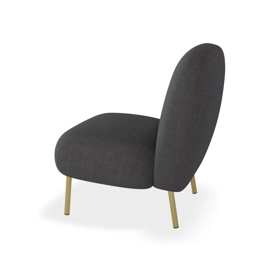 Rustic Retreat Dark Grey Single Seater Sofa (Available in 2 Frame Colors)