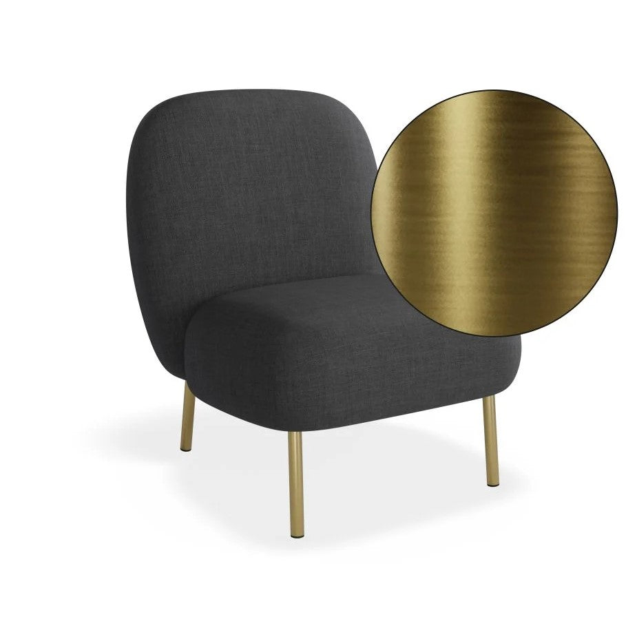 Rustic Retreat Dark Grey Single Seater Sofa (Available in 2 Frame Colors)