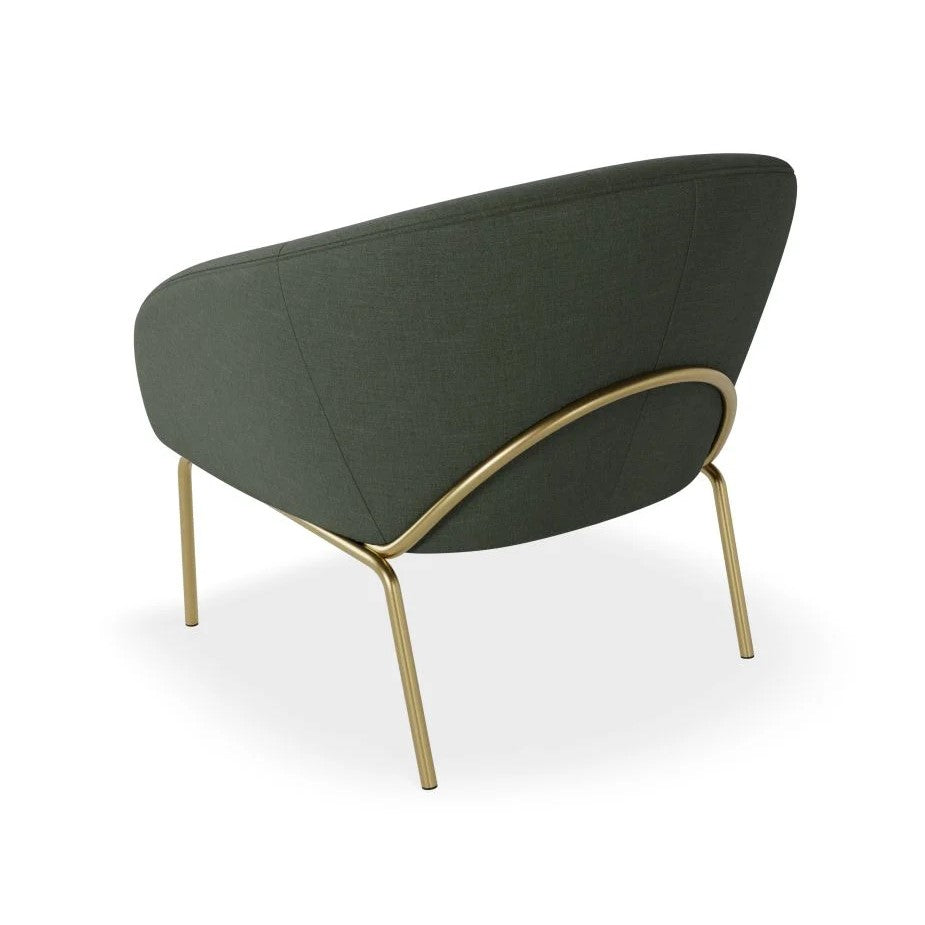 Rustic Retreat Green Single Seater Sofa (Available in 2 Frame Colors)