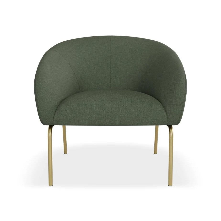 Rustic Retreat Green Single Seater Sofa (Available in 2 Frame Colors)