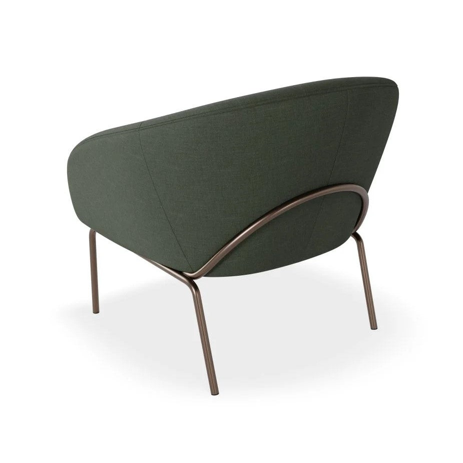 Rustic Retreat Green Single Seater Sofa (Available in 2 Frame Colors)