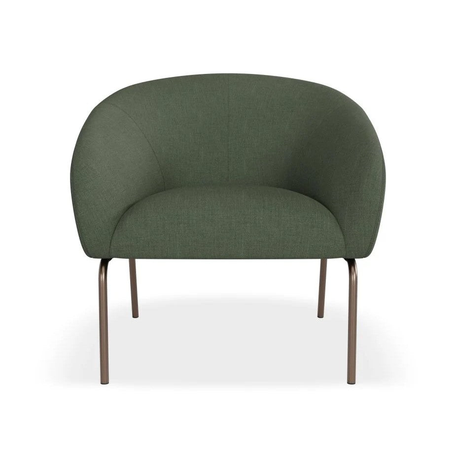 Rustic Retreat Green Single Seater Sofa (Available in 2 Frame Colors)