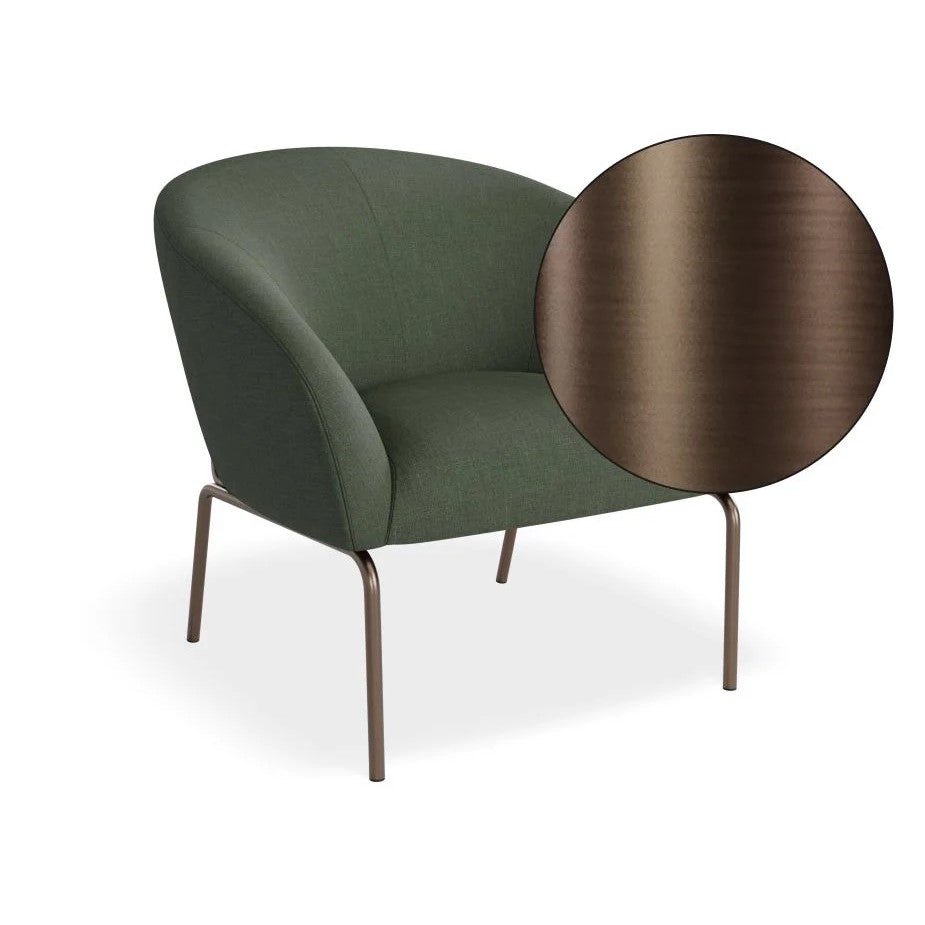 Rustic Retreat Green Single Seater Sofa (Available in 2 Frame Colors)