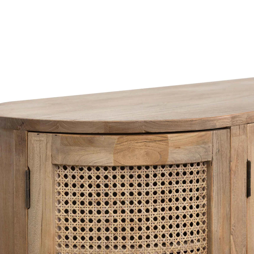 Rustic Reverie Rattan Side Table 210cms - Natural
