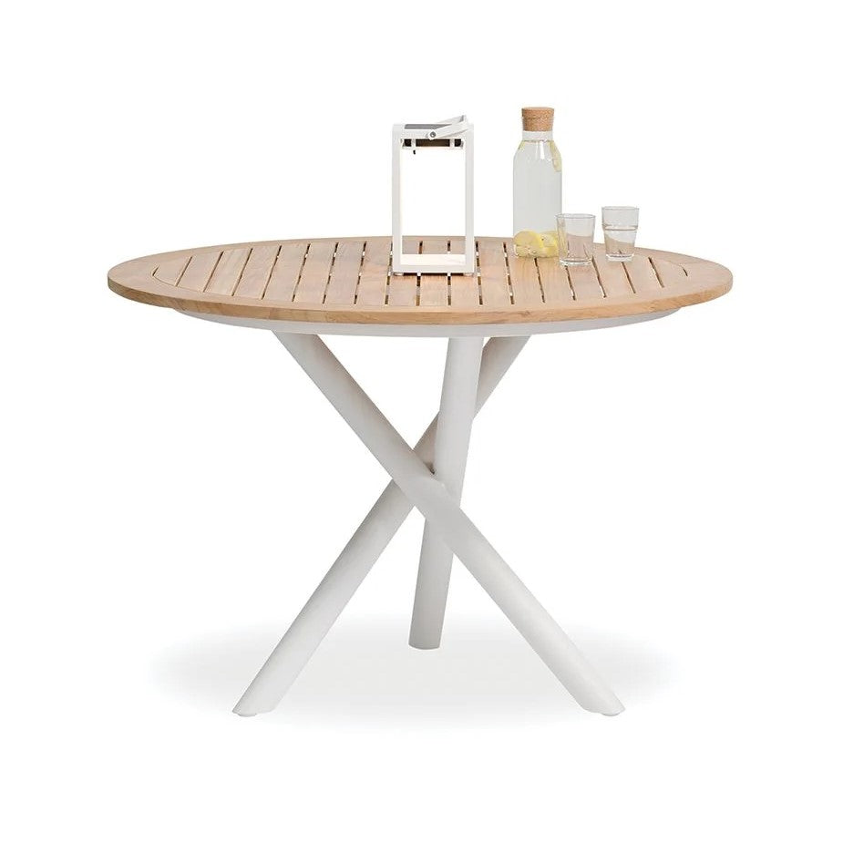 Rustic Round Garden Coffee Table - (Available in 2 Colors)