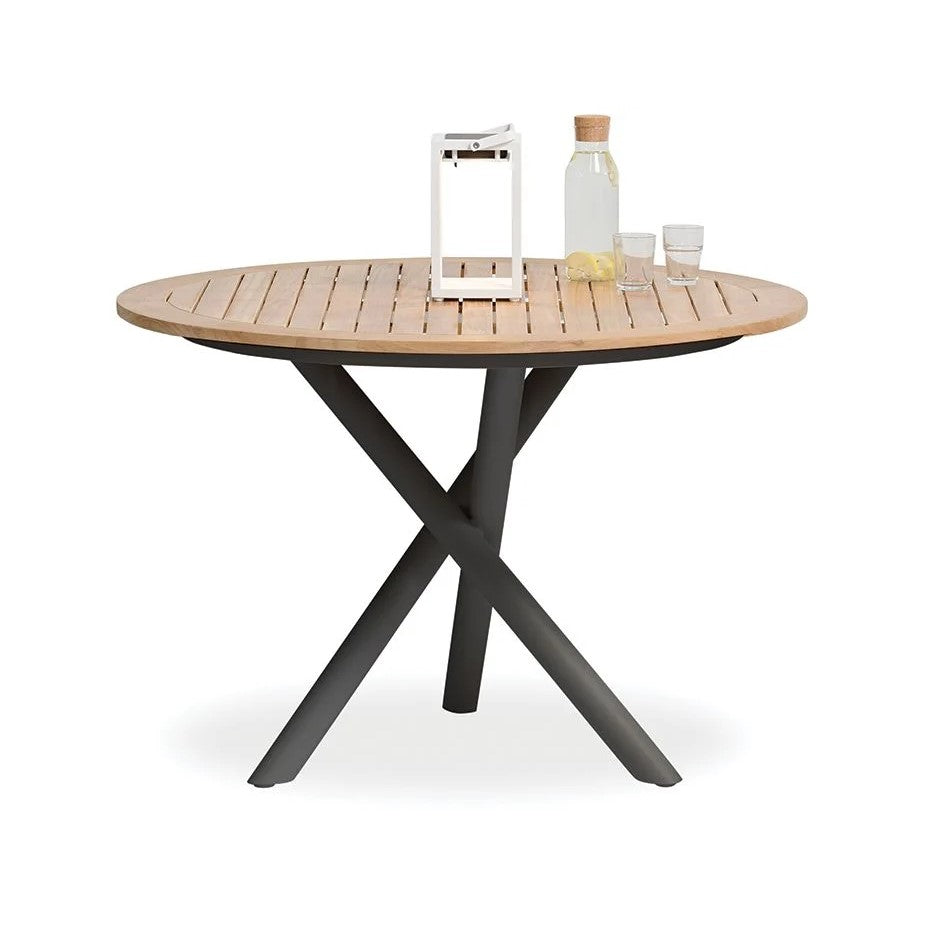 Rustic Round Garden Coffee Table - (Available in 2 Colors)