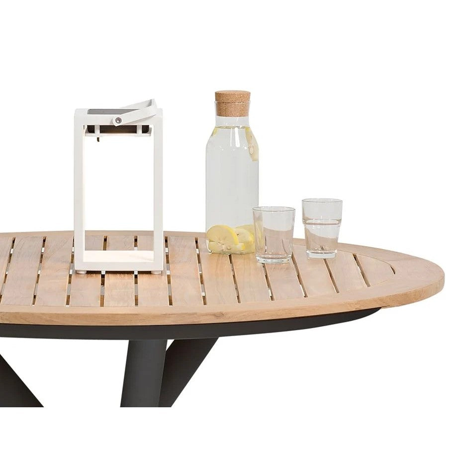 Rustic Round Garden Coffee Table - (Available in 2 Colors)