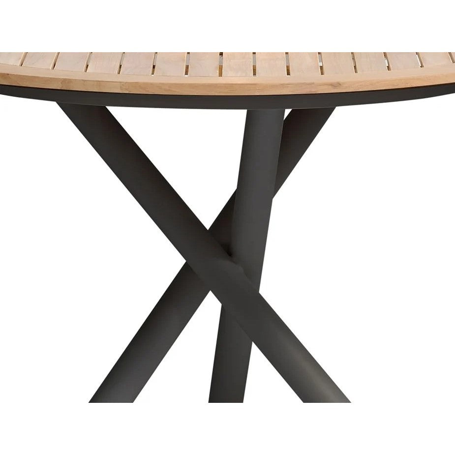 Rustic Round Garden Coffee Table - (Available in 2 Colors)