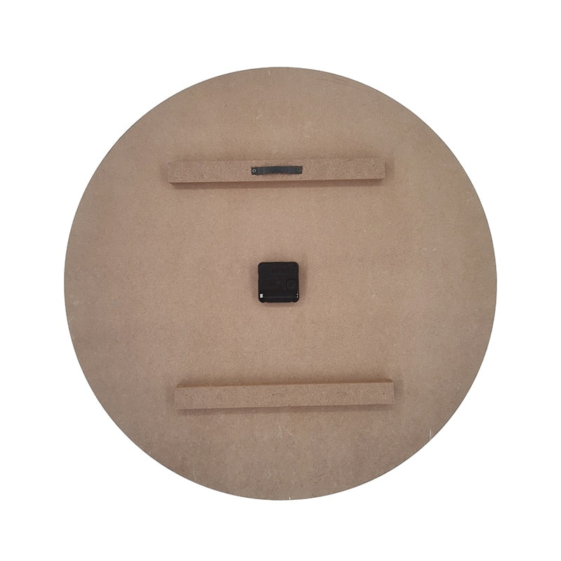 Rustic White/Black Roman Numeral Wall Clock - 60cms