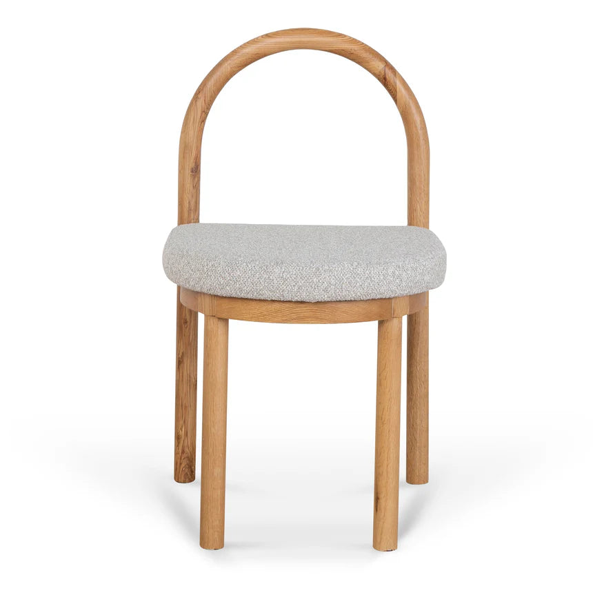 Scandi‑Chic Natural Frame Dining Chairs - Set of 2
