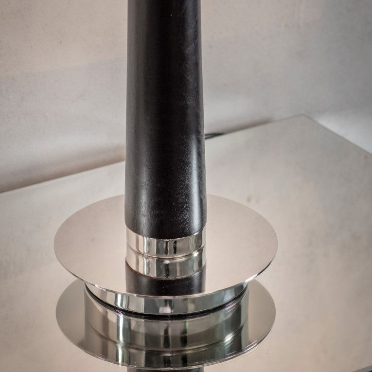 Seamless Harmony Walnut Table Lamp