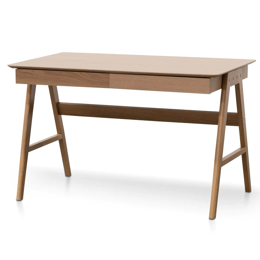 Seamless Home Office Desk 120cms - Natural