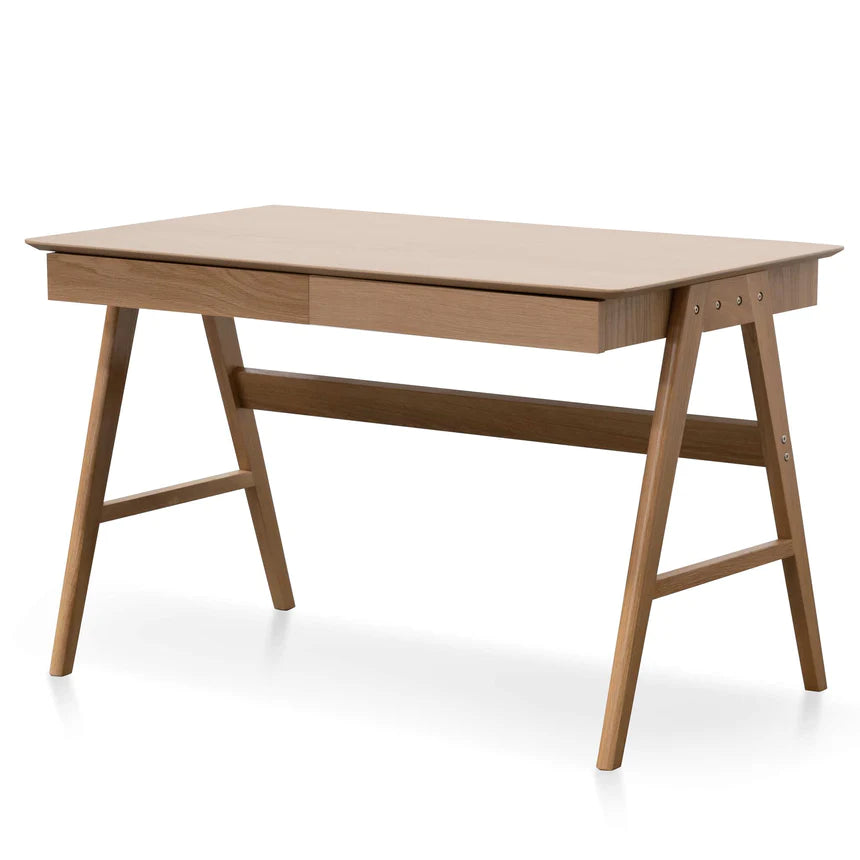 Seamless Home Office Desk 120cms - Natural
