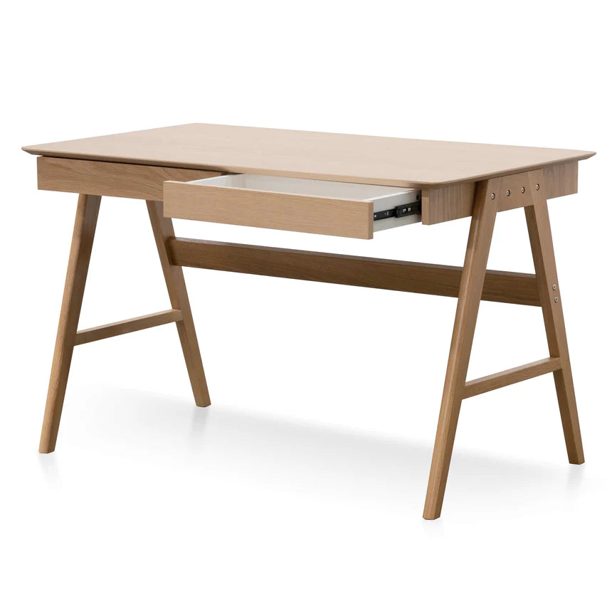 Seamless Home Office Desk 120cms - Natural
