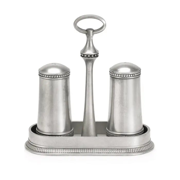Seasoned Simplicity Pewter Salt & Pepper Shakers