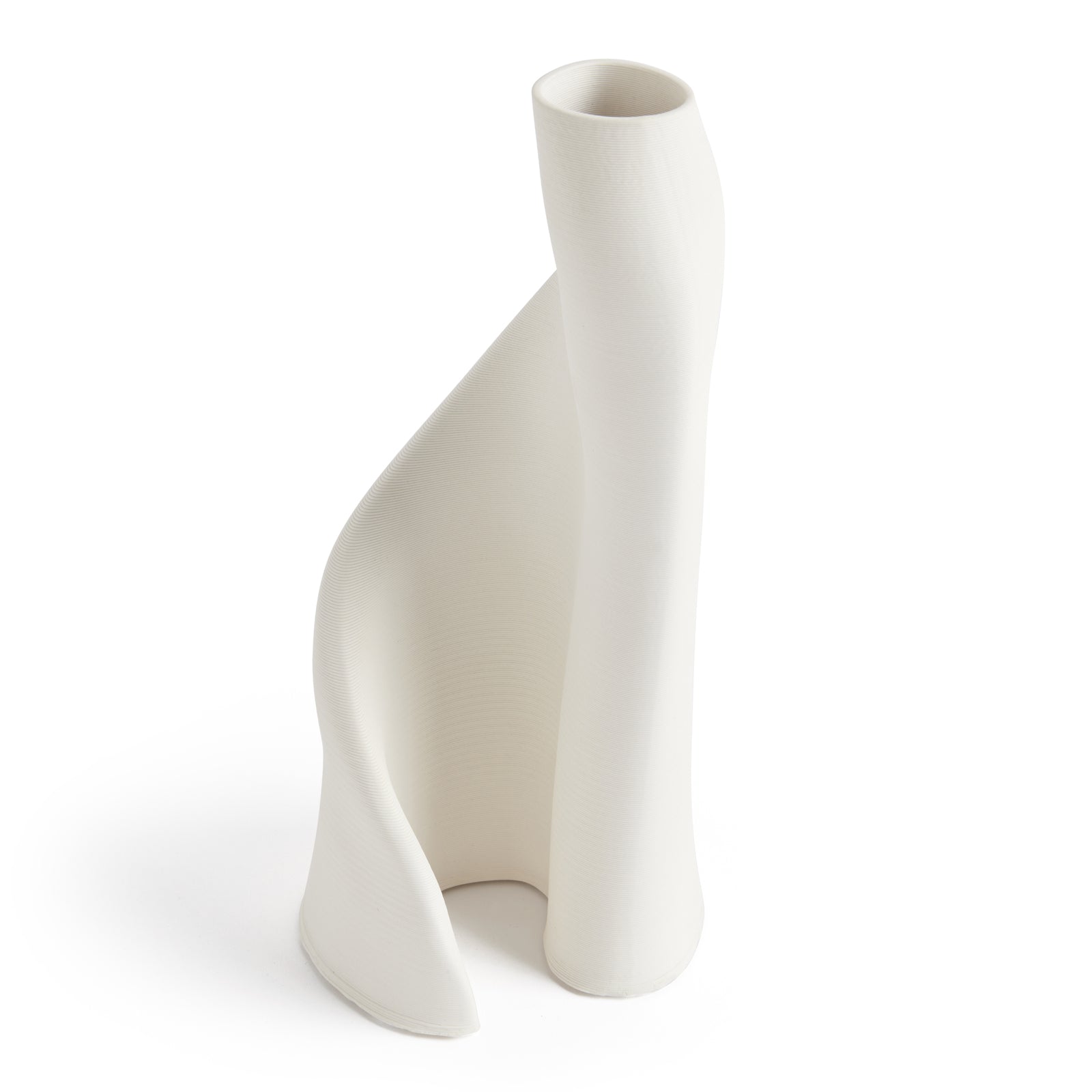 Serene Beauty White Ceramic Vase - 45cms