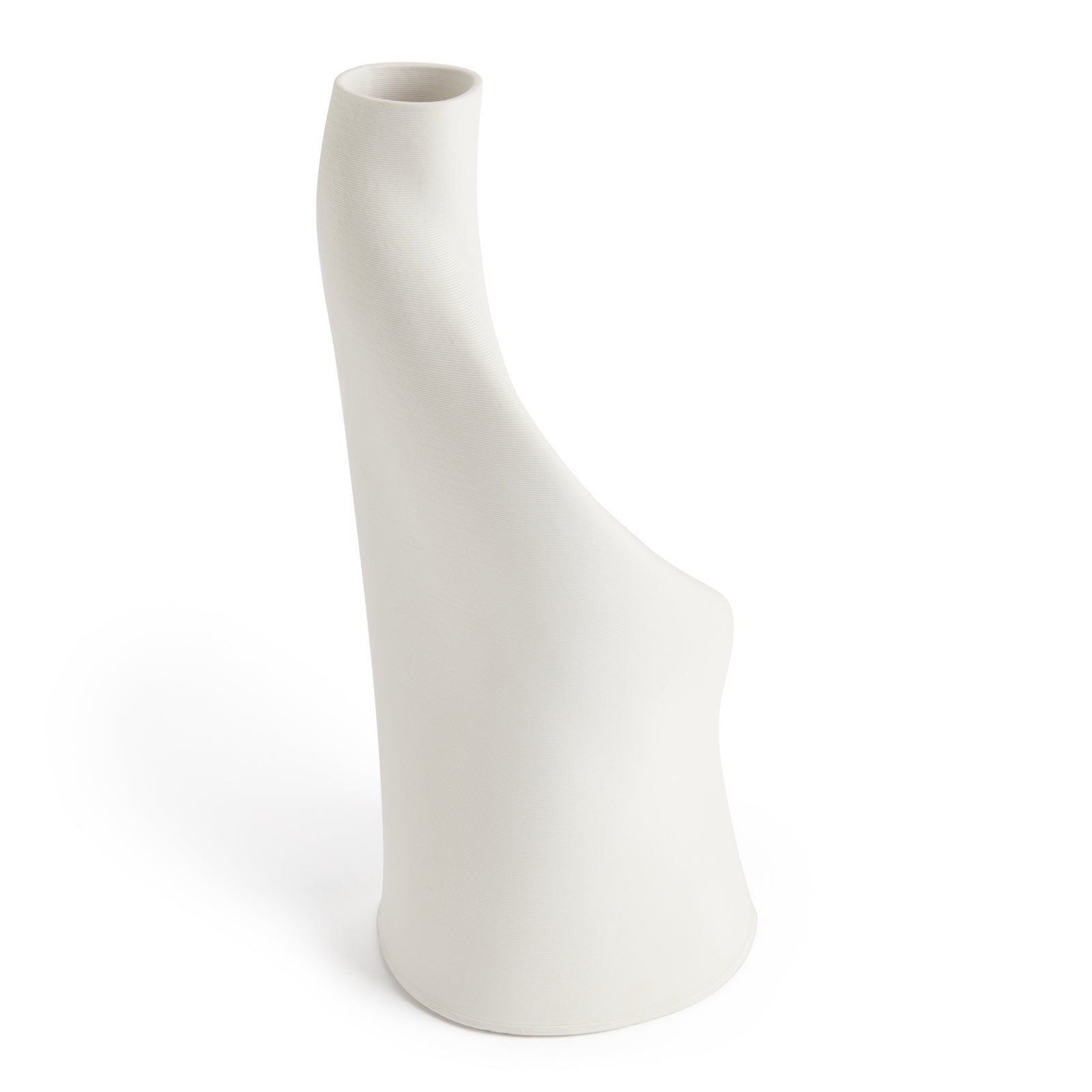Serene Beauty White Ceramic Vase - 45cms