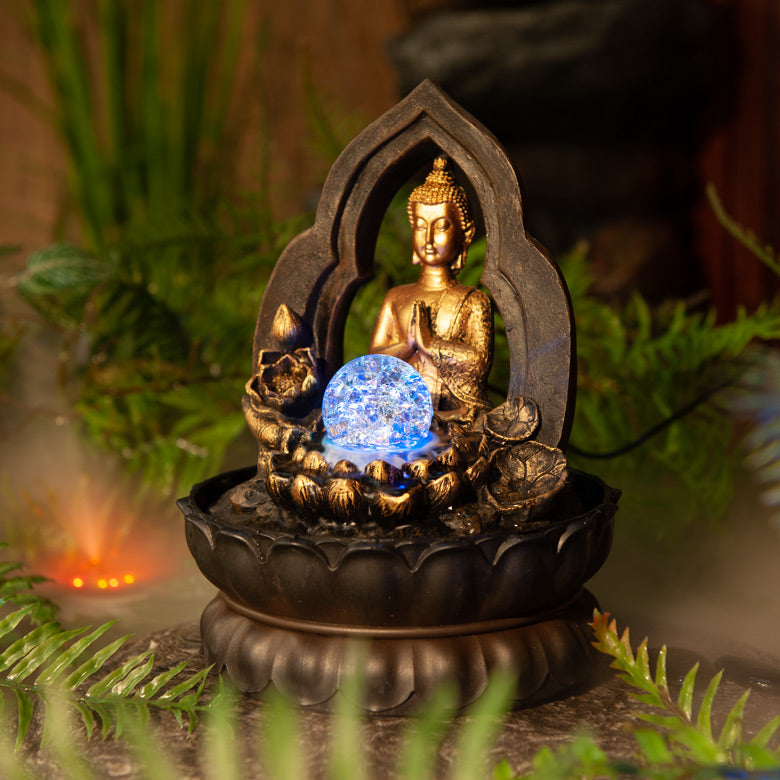 Serenity Gilt Thai Water Fountain