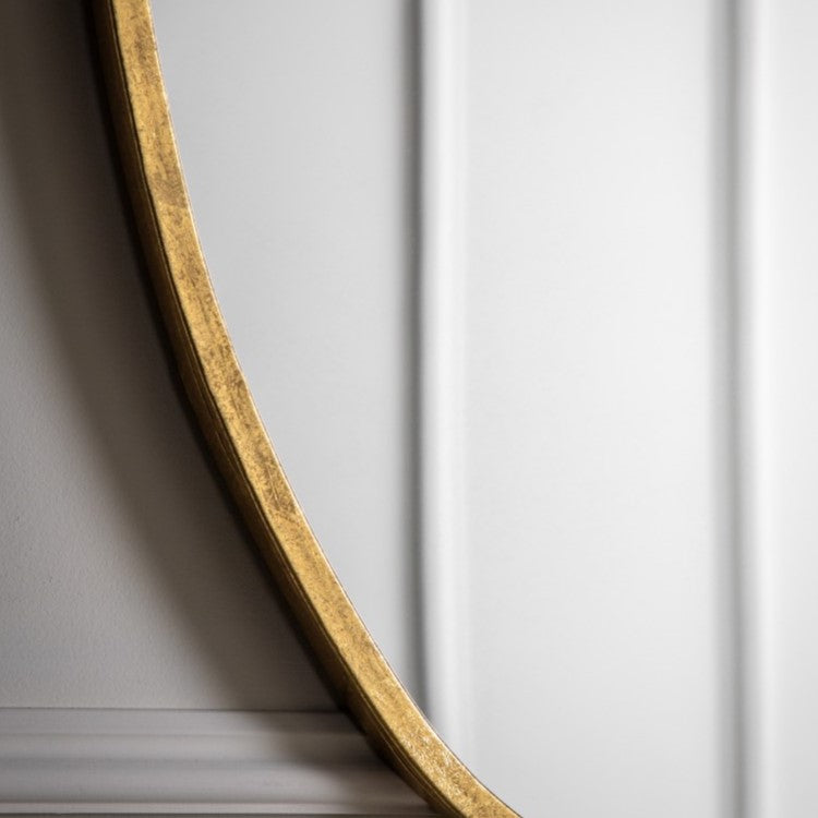 Serenity Organic Gold Frame Wall Mirror (Available in 2 Sizes)