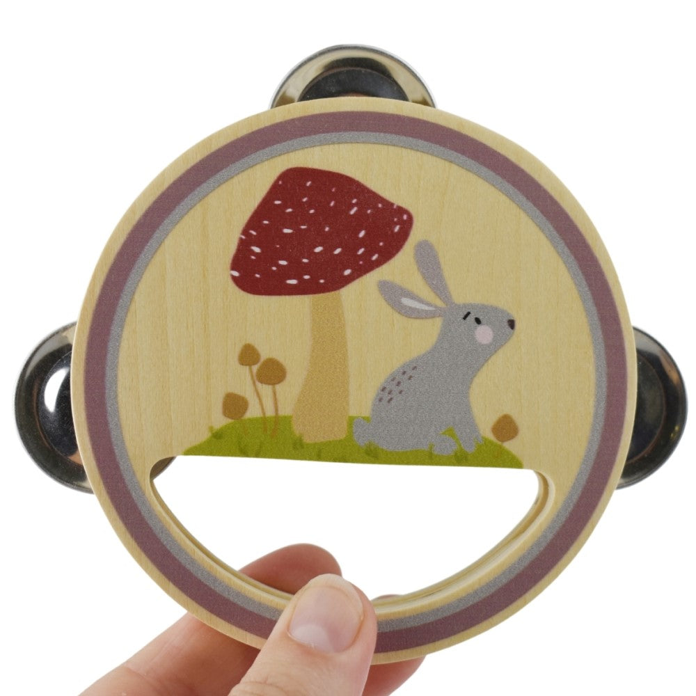 Kids Wooden Tambourine (Available in 4 Designs. Sent At Random)